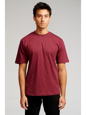 TeeShoppen TeeShoppen T-Shirt 'Oversized Collection' Czerwony Oversize