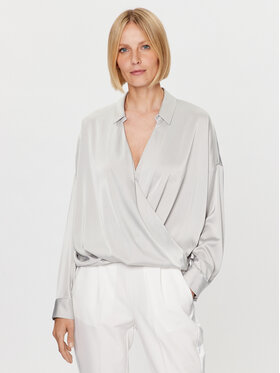 Imperial Imperial Srajca CJF4FDG Srebrna Regular Fit