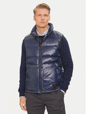 La Martina La Martina Жилетка за костюм ZMO007 PA078 Тъмносин Regular Fit