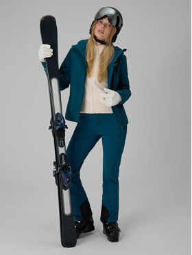 4F 4F Spodnie narciarskie SKI CLASSIC Turkusowy Regular Fit