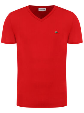 Lacoste Lacoste Marškinėliai TH6710 Raudona Regular Fit