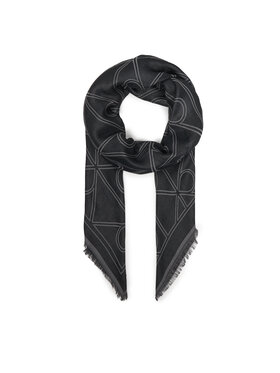 Calvin Klein Calvin Klein Kendő Emblem Aop Contrast Lw Square Sc LV04F8077G Fekete