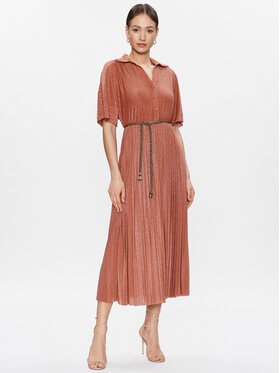 Dixie Dixie Každodenné šaty A319U060 Oranžová Regular Fit