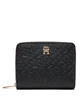 Tommy Hilfiger Tommy Hilfiger Portafoglio da donna Th Icon Med Za Flap Mono AW0AW17743 Nero