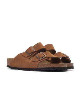 Birkenstock Birkenstock Klapki Arizona LEVE Mink wide 1027082 Brązowy