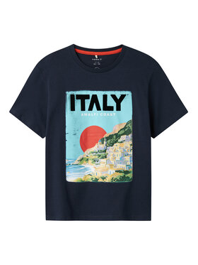NAME IT NAME IT T-shirt Famma 13241224 Blu scuro Regular Fit