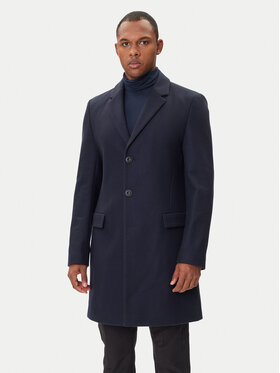 HUGO HUGO Vuneni kaput Migor2541 50546528 Tamnoplava Slim Fit