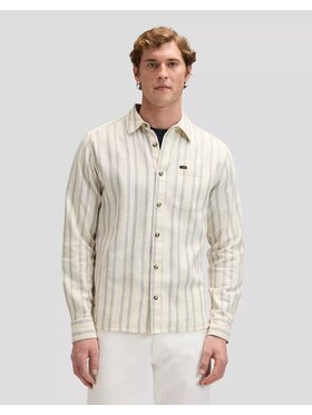 Lee Lee Koszula SURE SHIRT Beżowy Regular Fit