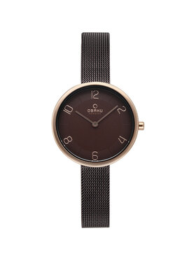 Obaku Obaku Zegarek V195LXVNMN Brązowy