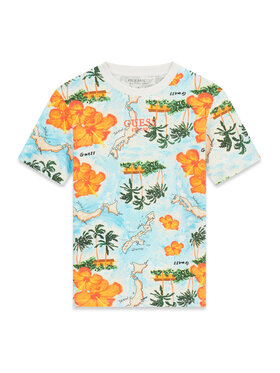 Guess Guess T-shirt L6GI14 K8HM4 Šarena Relaxed Fit