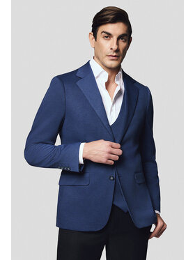 Lancerto Lancerto Marynarka Gonnesa MA131125000012 Granatowy Slim Fit