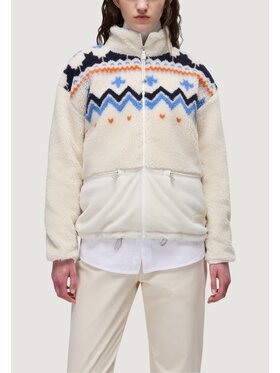 Napapijri Napapijri Μπουφάν δερμάτινο T-ANSEI FZ W Λευκό Casual Fit