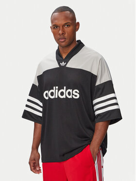 adidas adidas T-Shirt Adicolor oversize Football Jersey KS7546 Schwarz Oversize