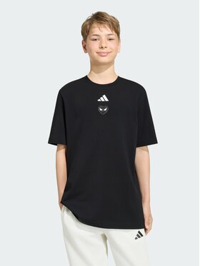adidas adidas Koszulka techniczna 164612 Czarny Loose Fit
