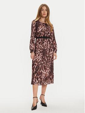 Rinascimento Rinascimento Kleid für den Alltag CFC0121279003 Braun Slim Fit