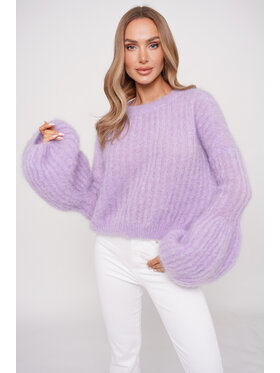 lemoniade lemoniade Sweter LS493Z Lilac Fioletowy Oversize