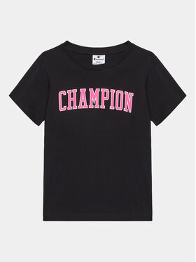 Champion Champion Футболка 404658 Чорний Regular Fit
