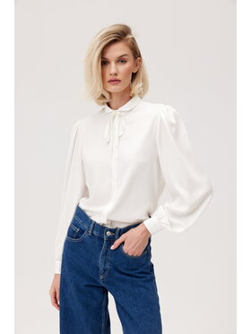 TOTU TOTU Bluzka MARY LOU Biały Regular Fit