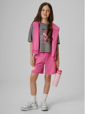 4F 4F Pantaloncini sportivi SUMMER SPLASH Rosa Loose Fit