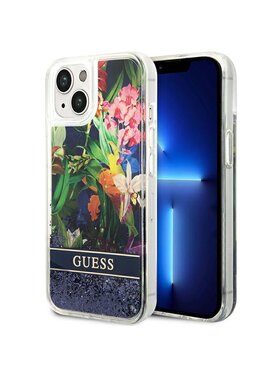 Guess Guess Etui na telefon iPhone 14 Plus Niebieski