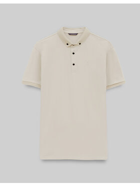 Borgio Borgio Polo matteo_01 Écru Classic Fit