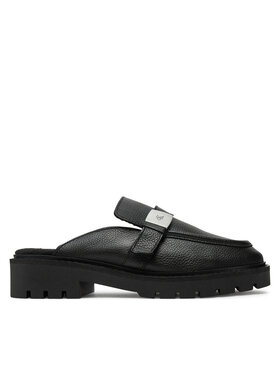 Calvin Klein Jeans Calvin Klein Jeans Šlepetės Flatform Slipon Mg Lth YW0YW01655 Juoda