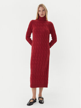 Tommy Hilfiger Tommy Hilfiger Трикотажна сукня WW0WW46429 Червоний Slim Fit
