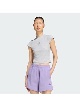 adidas adidas T-Shirt 165397 Szary Fitted Fit