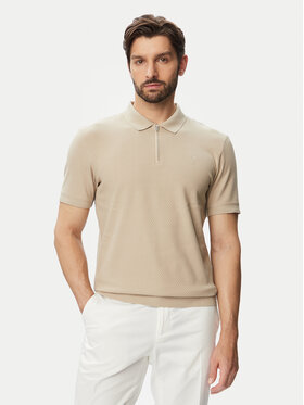JOOP! JOOP! Polokošeľa Jj-Tibaris 30103411 Béžová Regular Fit