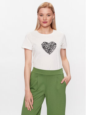 ICHI ICHI T-shirt 20118132 Bijela Regular Fit