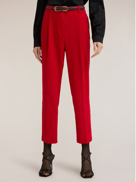 Motivi Motivi Pantaloni di tessuto P189Q003742N016 Rosso Regular Fit