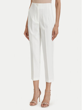 ACCESS FASHION ACCESS FASHION Kalhoty z materiálu 63-5132-135 Bílá Regular Fit