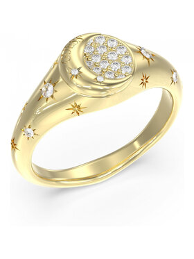 Guess Guess Prsteň JUBR06241JWYG56 Zlatá