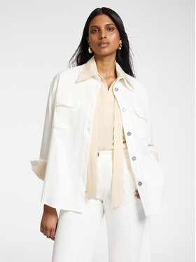 Elena Mirò Elena Mirò Koszula 5023Z000028N011 Biały Regular Fit