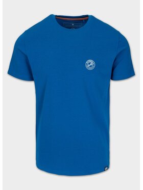 PITBULL PITBULL T-Shirt Koszulka męska Slim Fit SAN DIEGO CA SMALL LOGO L Niebieski Regular Fit
