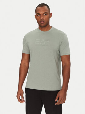 EA7 Emporio Armani EA7 Emporio Armani T-Shirt 7M000224 AF10375 U9024 Zielony Regular Fit