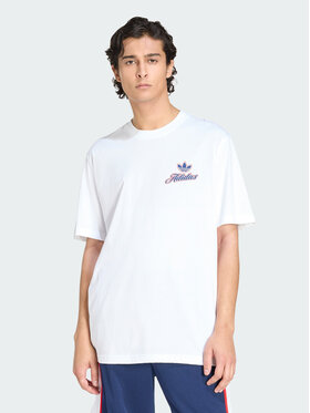 adidas adidas T-Shirt 161899 Biały Loose Fit
