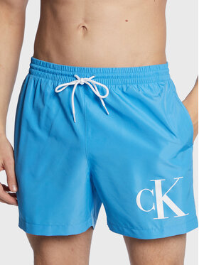 Calvin Klein Swimwear Calvin Klein Swimwear Szorty kąpielowe KM0KM00849 Niebieski Regular Fit