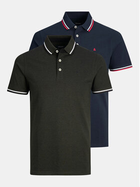 Jack & Jones Jack & Jones Galléros póló szett Paulos 12191216 Színes Slim Fit