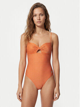 Roxy Roxy Maudymosi kostiumėlis Wavy Baby ERJX103793 Oranžinė