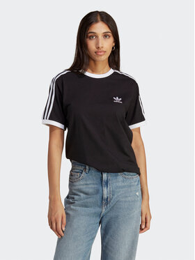 adidas adidas Tricou Adicolor Classics 3-Stripes T-Shirt IB7407 Negru Regular Fit