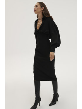 La Mania La Mania Sukienka koktajlowa ODETTE Czarny Classic Fit