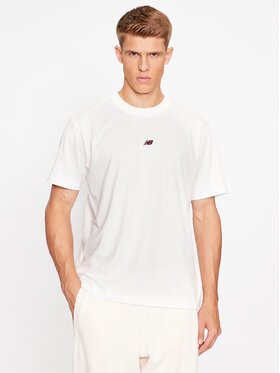 New Balance New Balance T-Shirt Athletics Remastered Graphic Cotton Jersey Short Sleeve T-shirt MT31504 Biały Regular Fit