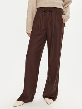 Marella Marella Pantaloni din material Afona 2423136015 Maro Wide Leg