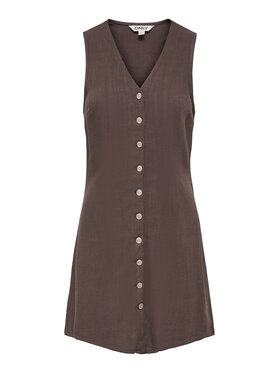 ONLY ONLY Kasdieninė suknelė Siesta 15357797 Tamsiai ruda Regular Fit