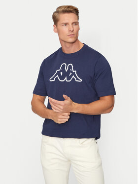 Kappa Kappa T-krekls Logo Korpo Cromen 303HZ70 Tumši zils Regular Fit