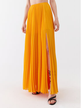Patrizia Pepe Patrizia Pepe Плисирана пола 2G0925/A248-R768 Оранжев Relaxed Fit