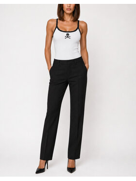 PHILIPP PLEIN PHILIPP PLEIN Spodnie materiałowe 31564 Czarny Straight Fit