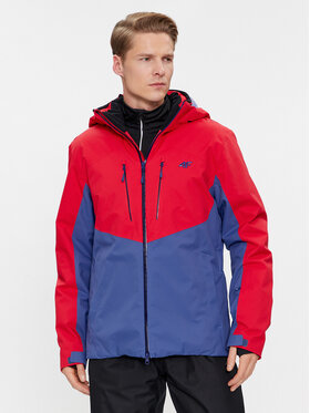 4F 4F Skijaška jakna 4FAW23TTJAM284 Crvena Regular Fit