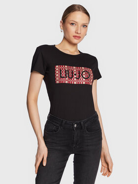 Liu Jo Liu Jo Marškinėliai WA3467 JS923 Juoda Regular Fit